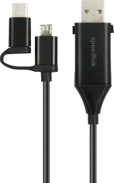 4-in-1 USB-C Adapter Cable, 1m HQ