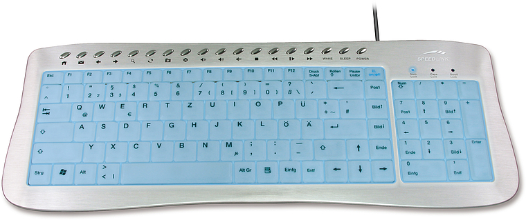 Illuminated Metal Keyboard