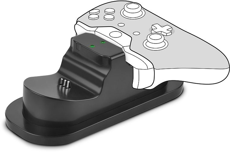 TWINDOCK Charging System - for Xbox One, black