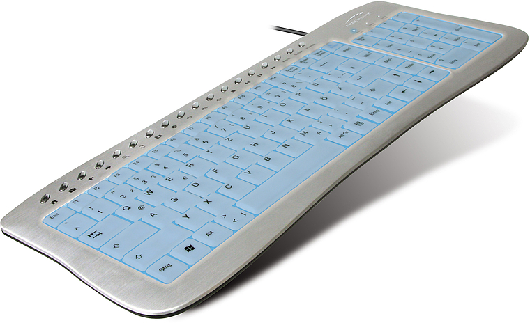 Illuminated Metal Keyboard