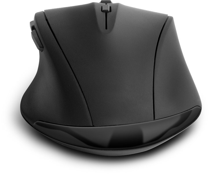 CALADO Silent Mouse - SL-6343-RRBK Wireless USB, rubber-black 