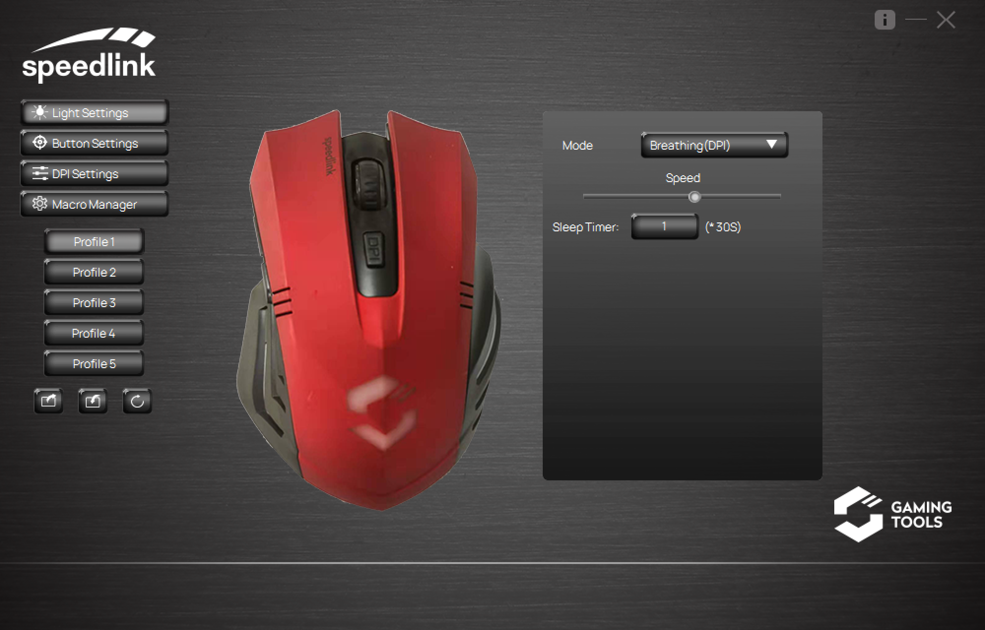 Mouse FORTUS - black SL-680100-BK-01 Gaming | Wireless,
