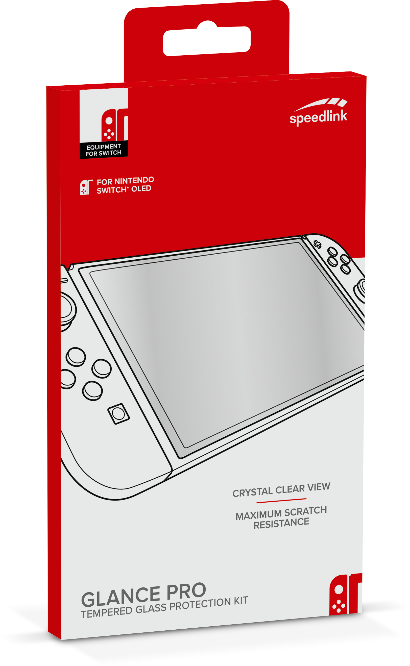 Screen Protection Kit Tempered for Nintendo Switch Oled : :  Protection Big Ben
