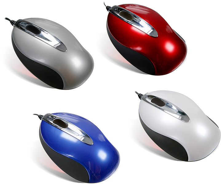 Colour Mouse, red