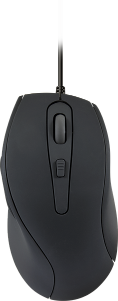 AXON Silent & Antibacterial Mouse - USB, rubber-black | SL-610009-RRBK
