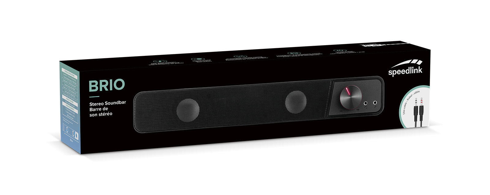 Stereo schwarz Soundbar, BRIO SL-810200-BK |