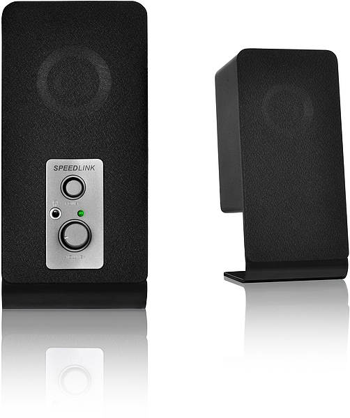 USB SL-8005-SBK Stereo EVENT | Speaker, black PC