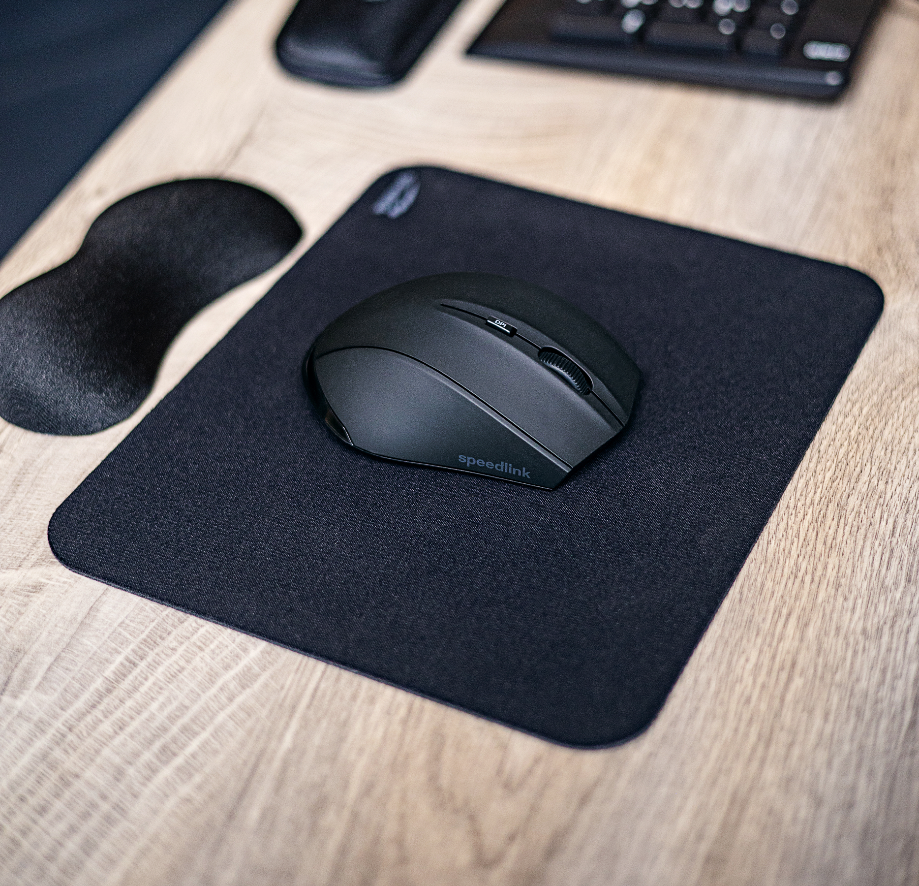 HI-GENIC Mousepad, antiviral, black