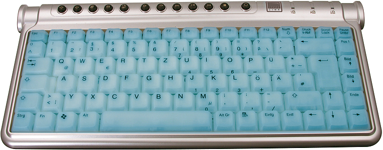 Illuminated USB-Hub Keyboard