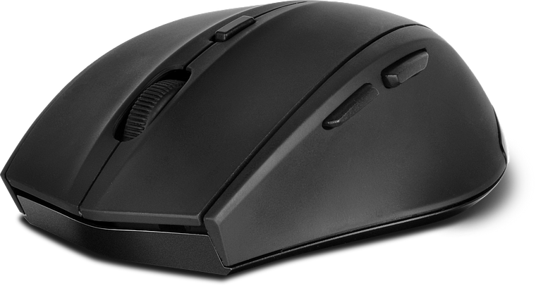 Wireless rubber-black - Mouse CALADO USB, SL-6343-RRBK | Silent