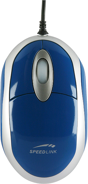 Snappy Mobile USB Mouse, royal blue