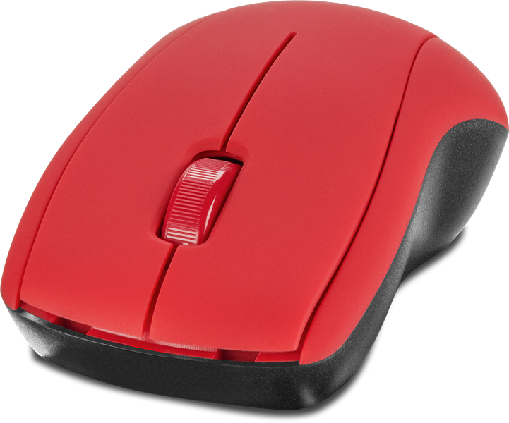 SNAPPY Mouse - Wireless USB, red