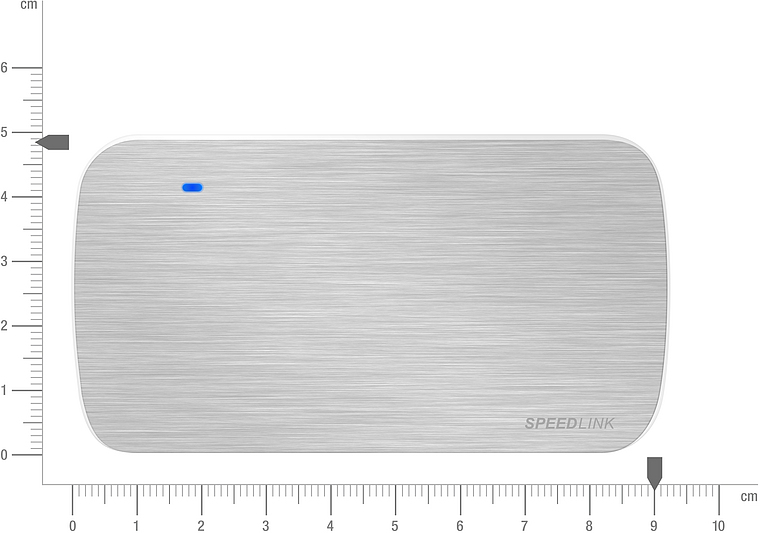 NOBILÉ Active USB Hub - 4-Port - USB 3.0, silver