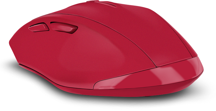 CALADO Silent Wireless USB, Mouse - SL-630007-RRRD | rubber-red