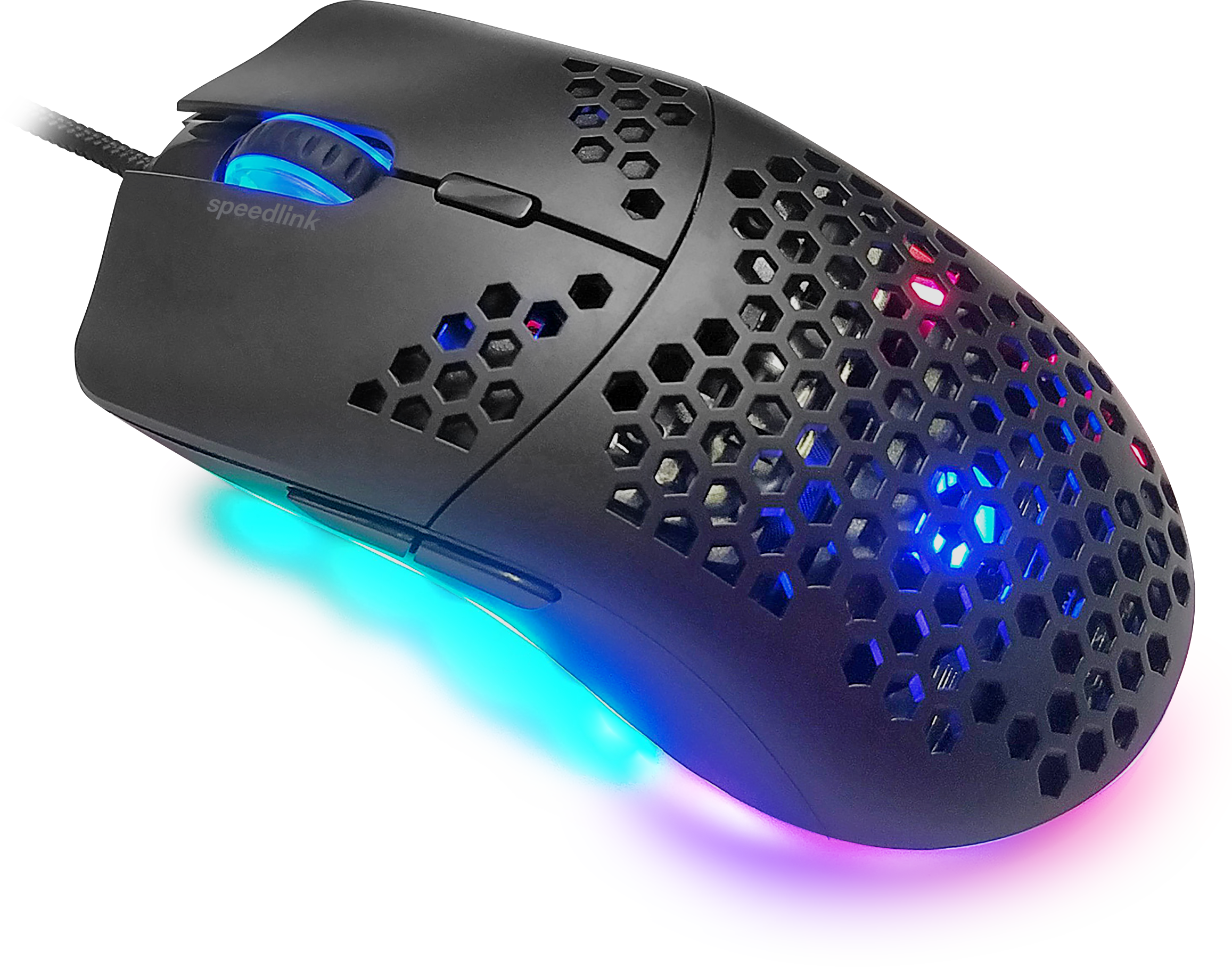 SKELL Leichtgewichtige RGB Gaming Maus, schwarz | SL-680020-BK