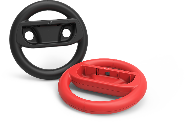 RAPID Racing Wheel Set - for Nintendo Switch, black-red