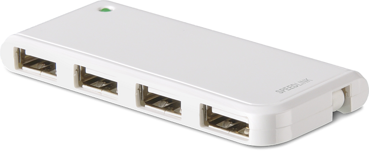NOBILÉ Compact USB Hub - 4-Port, white