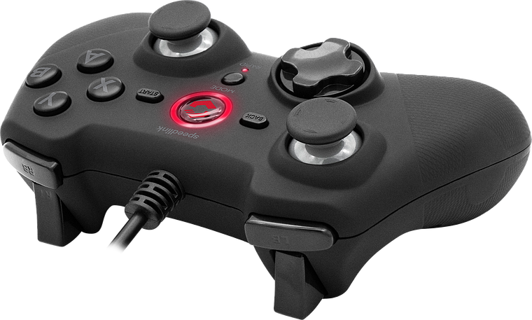 - SL-650010-BK | PC/PS3/Switch/OLED, for rubber-black Gamepad RAIT